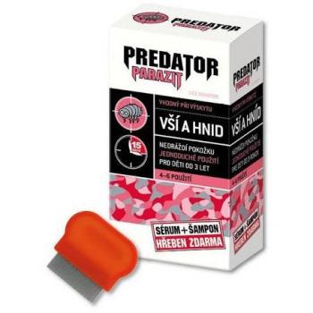Repelent proti parazitům PREDATOR 2x100ml + hřeben
