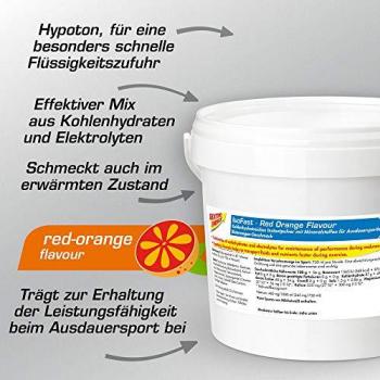 Red Orange Sinaasappel Herstelpoeder Dextro Energy 3000g