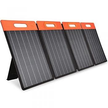 Faltbares GOLABS Solarpanel 100 W – Tragbarer Monokristalliner Generator, DC/QC3.0 USB, ideal für Garten & Camping