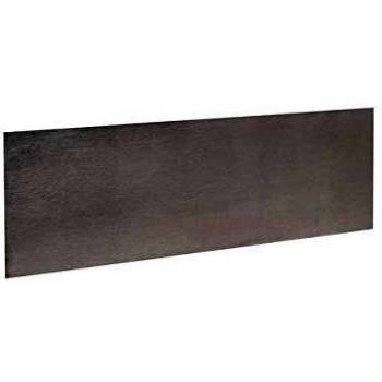 Plinthe de porte Plate Inox satiné 730 mm
