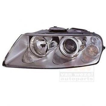 Phare Avant Gauche H7+H9 pour Volkswagen Touareg D'avant 2007 Van Wezel