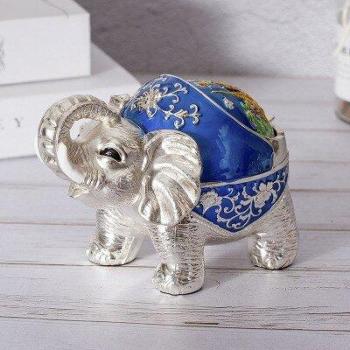Trendy Elephant Metal Ashtray