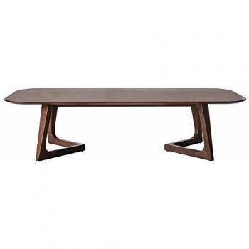 Table de bar en manguier massif et métal doré L130 cm MARGHA