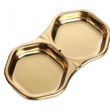 304 Stainless Steel Condiment Plate