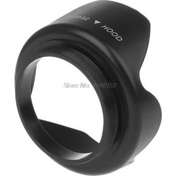 DSLR Zonenscherm 62mm – Geschroefd Bloembring voor Nikon, Canon, Sony