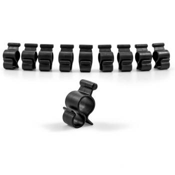 Black Clip for Awning Roller Bar Channel