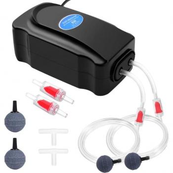 READCLY Verstellbare Aquarium-Luftpumpe