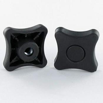Système de fixation à écrou volant nylon M6, 4 branches