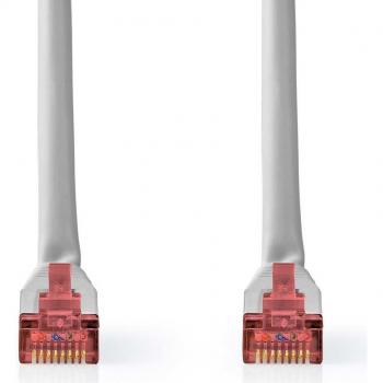 Nedis 2 m Cat‑6 SF/UTP Gray Patch Wire