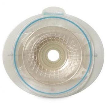 Placca Sensura Mio Flex Convessa Leggera con Aggancio Adesivo e Foro Ritagliabile 25-30mm, Confezione da 5 Pezzi