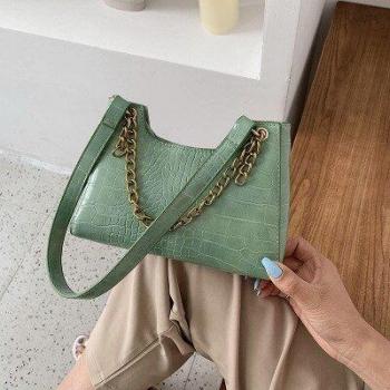 Casual Alligator Print Women's Handbag