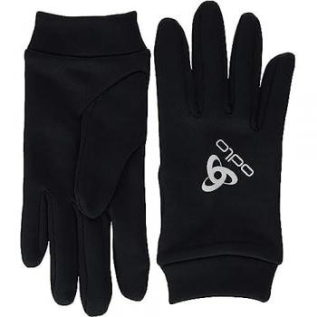 Luvas Odlo Liner Fleece Ecológico Preto-Mate Branco XS