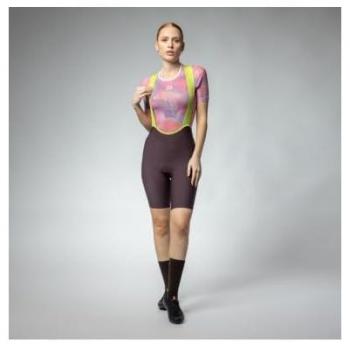 Salopette Ciclismo Donna Alé PR.E Master 2.0 Marrone