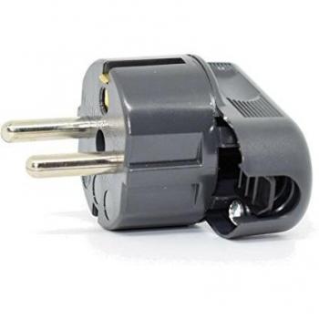 Spina volante Bticino 2P+T 10/16A Schuko grigia