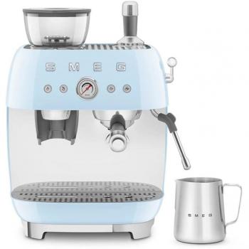 SMEG Macchina da Caffè Espresso Manuale 1650 W Blu Pastello