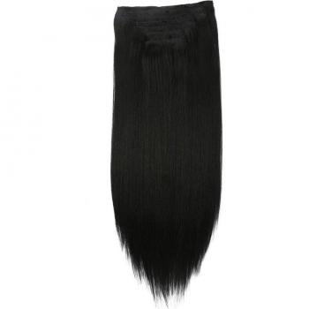 Extensions capillaires soyeuses 24 pouces avec 20 clips