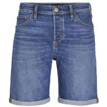 Jack & Jones Pantaloncini di jeans Rick 12269612 Blu Regular Fit