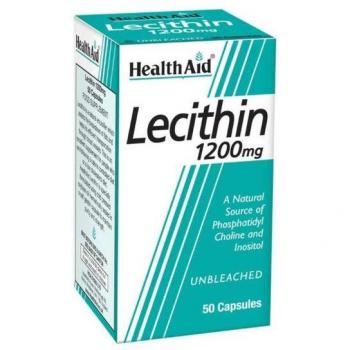 Health Aid, 100 cápsulas de Lecitina de Soja 1200mg