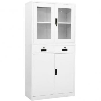 Magazzino Ufficio Bianco 90x40x180 cm