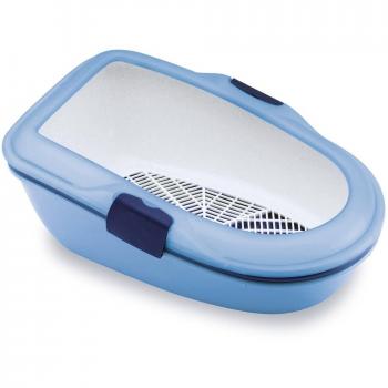 Stefanplast 4–97804 Lettiera per Gatti 39x22x59 cm Colore Blu