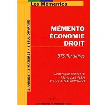 Mémento Economie-Droit BTS Tertiaires