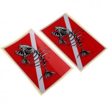 Kit de Adhesivos Reflectantes para Kayak y Buceo