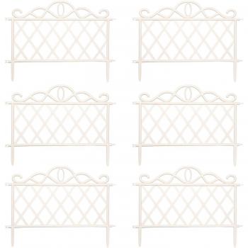 Yellow Plastic Flower Bed Border Fences