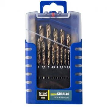 Set di punte in cobalto da 1 a 10 mm Stein DIN 338