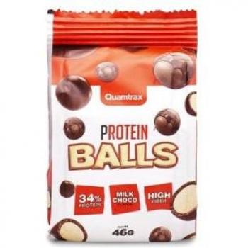 Quamtrax Boules de Protéines au Chocolat au Lait 46g