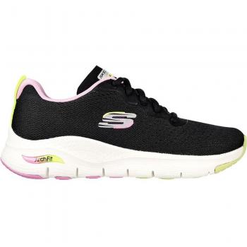 Scarpe Sportive Skechers Arch Fit-Infinity Cool 38.5 Nero Rosa Giallo