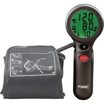 Fysic UltraScan Upper Arm BP Monitor – Clinical Grade, Extra‑Large Screen, 90‑Day Log, 22–32 cm Band – Black