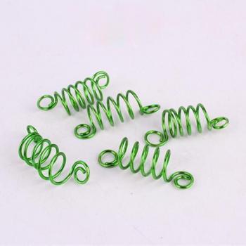 10 Pcs Hair Braid Tubes with Spring Beads