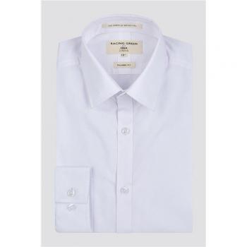Racing Green Men's Formal Shirt, Double Cuff