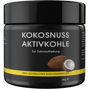 Aktivkohle-Zahnaufhellung aus Kokosnuss – Ohne Chemie