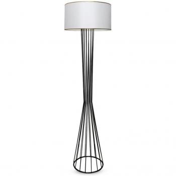 WellHome Lámpara de Pie Blanca 155 cm