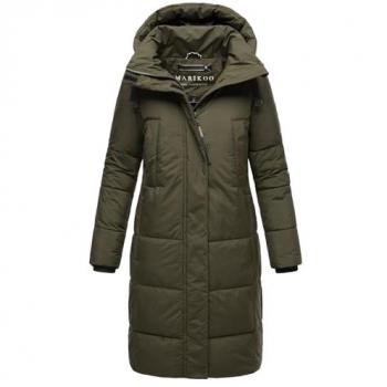 MARIKOO Damen-Steppjacke „Laryaa“ – Winterparka aus nachhaltigem Oberstoff