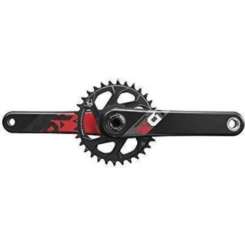 SRAM X01 32‑T Crankset with BB30, 175 mm, Red Finish