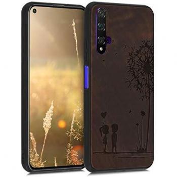 Huawei Nova 5T Cover “Noce” con protezione TPU – Design marrone