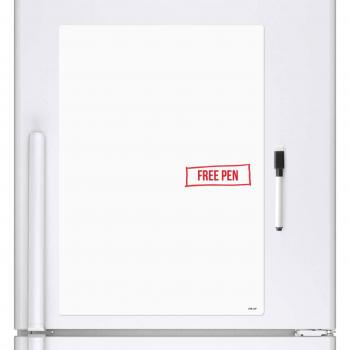 CKB LTD® A4 Magnetic Whiteboard Fridge Board