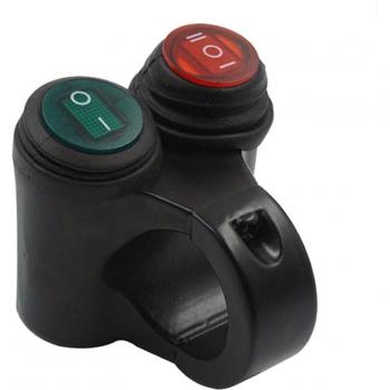 ATV Headlight and Brake Hazard Fog Light Switches, Aluminum Build