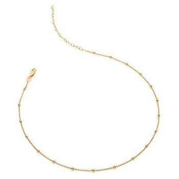 Collier Étreinte en Or avec Perles de Hot Diamonds 32-39cm