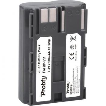 Canon BP-511A 7.4V 2500mAh Battery + USB Charger