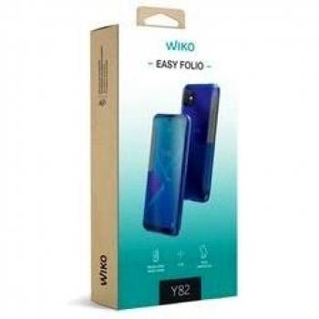 Wiko Y82 Hülle, Easy Folio, Blau