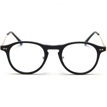 Transparent Retro Blue Light Glasses