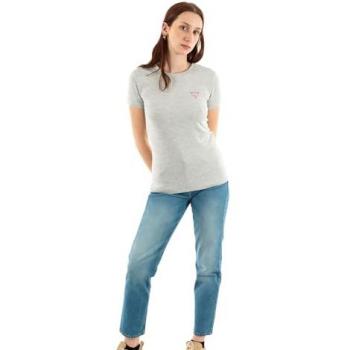 Guess Mini Triangle T-Shirt Donna Rosso
