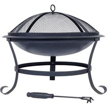 Brasero Extérieur Atlanta 51 cm Acier Noir