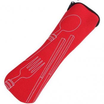 Zippered Tableware Bag for Dinner and Travel