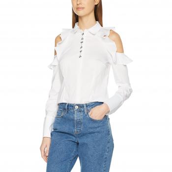 Morgan 181-COTAMI.N, Blusa Casual para Mujer, Blanca, T40