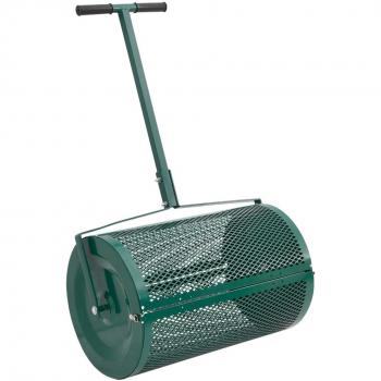VidaXL Kompostbehälter Grün Ø40x60 cm Stahl