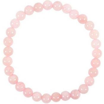 Pulsera Tranquilidad Floral con Piedra Cuartzo Rosa
